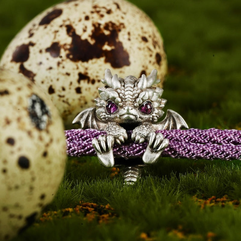 Unique Personalized Infant Dragon Cuff Bracelet