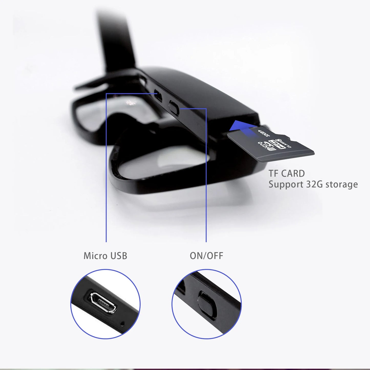 Ultra HD Video Camera Glasses