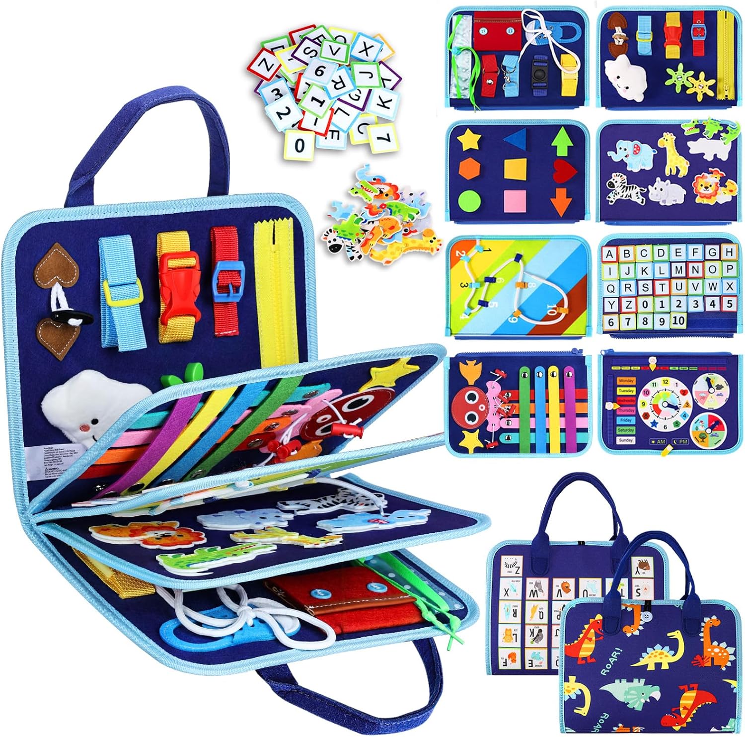 Fun Learning Activity Board for Kids Ages 2-6 - Halri