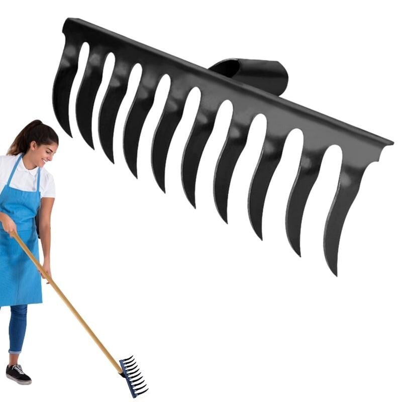 Strong Garden Lawn Rake Heavy Duty Yard Tool