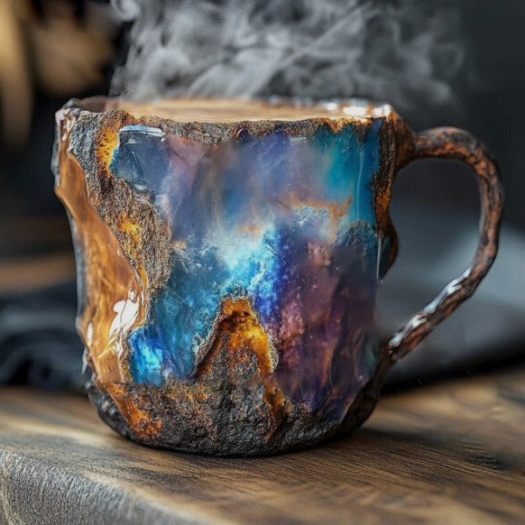 Premium Handmade Ceramic Coffee Mug, Insulated, Microwave Safe