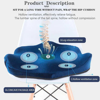 Comfortable Supportive Foam Chair Cushion for Back Pain