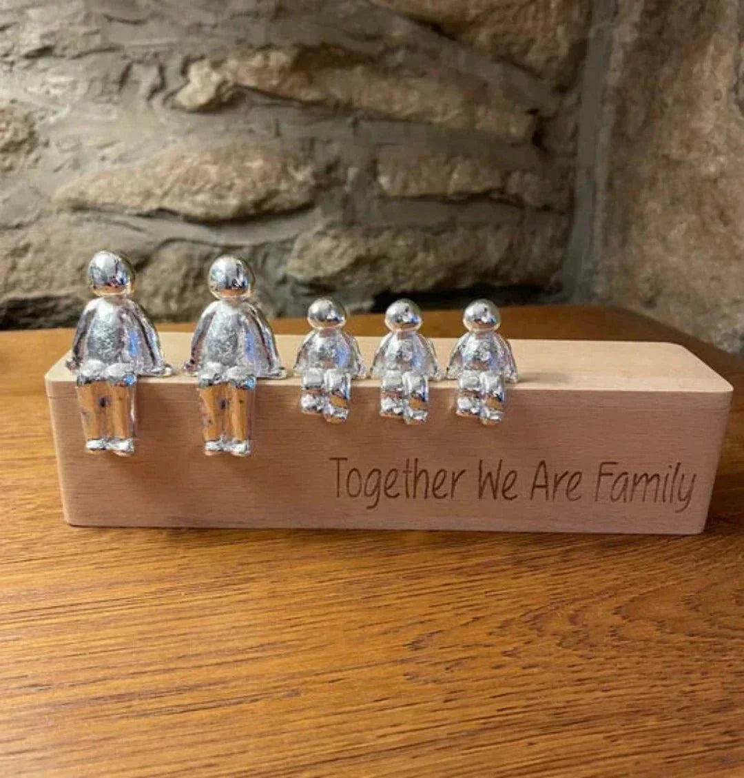 Lovely Family Figurine Statue