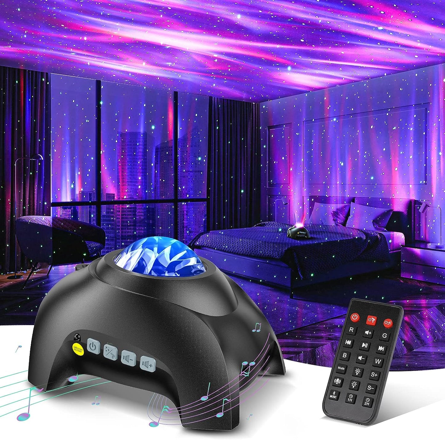 Colorful Night Sky LED Projector - Halri