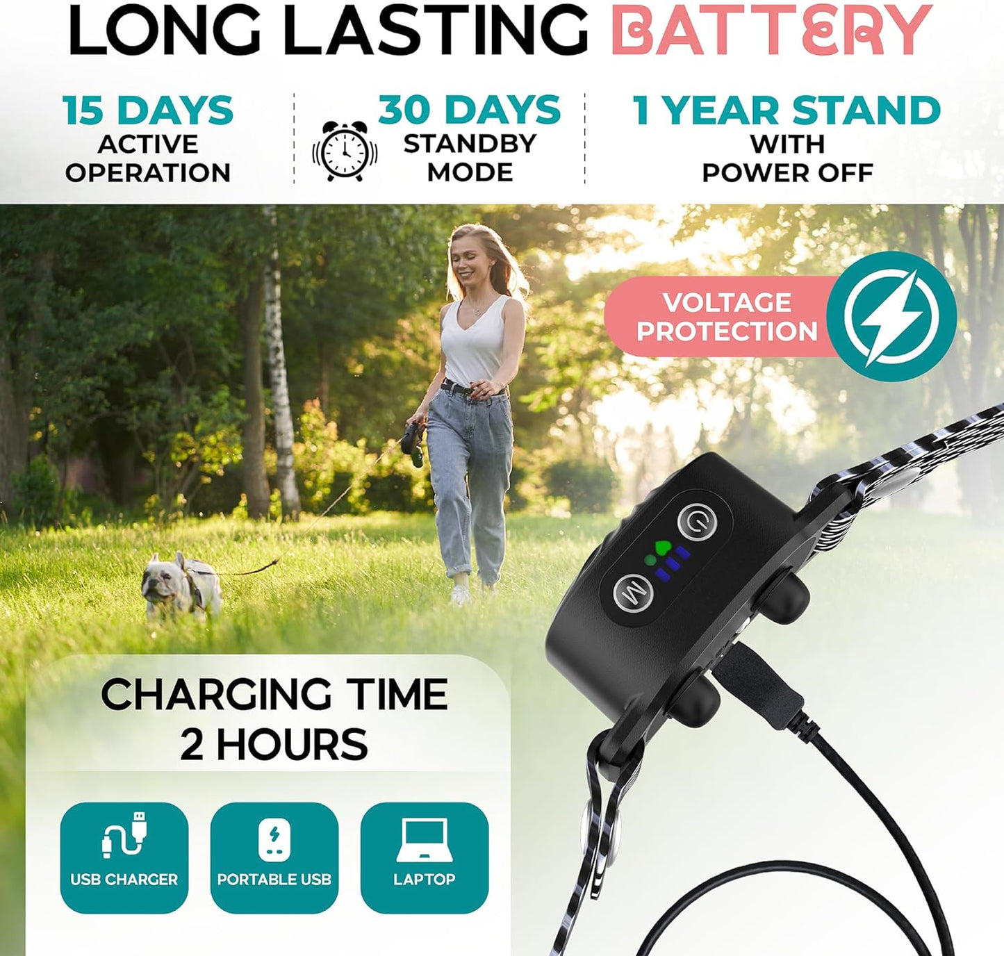 Effective Dog Bark Control Collar with Adjustable Vibration