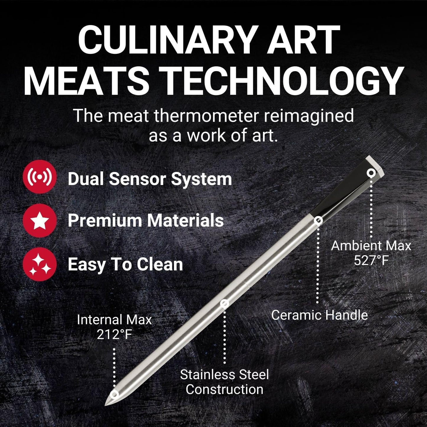 Digital BBQ Meat Temperature Probe
