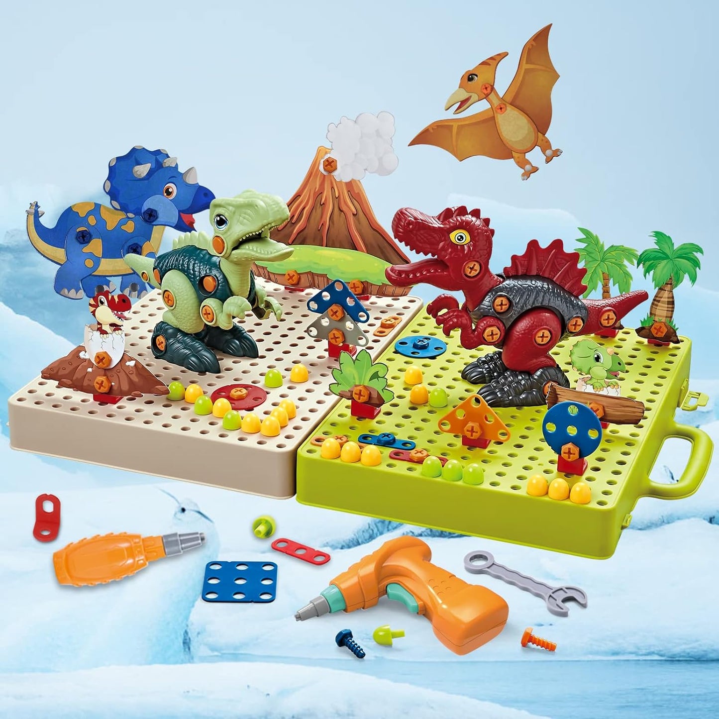 Fun Dinosaur Building Toy Kit - Halri