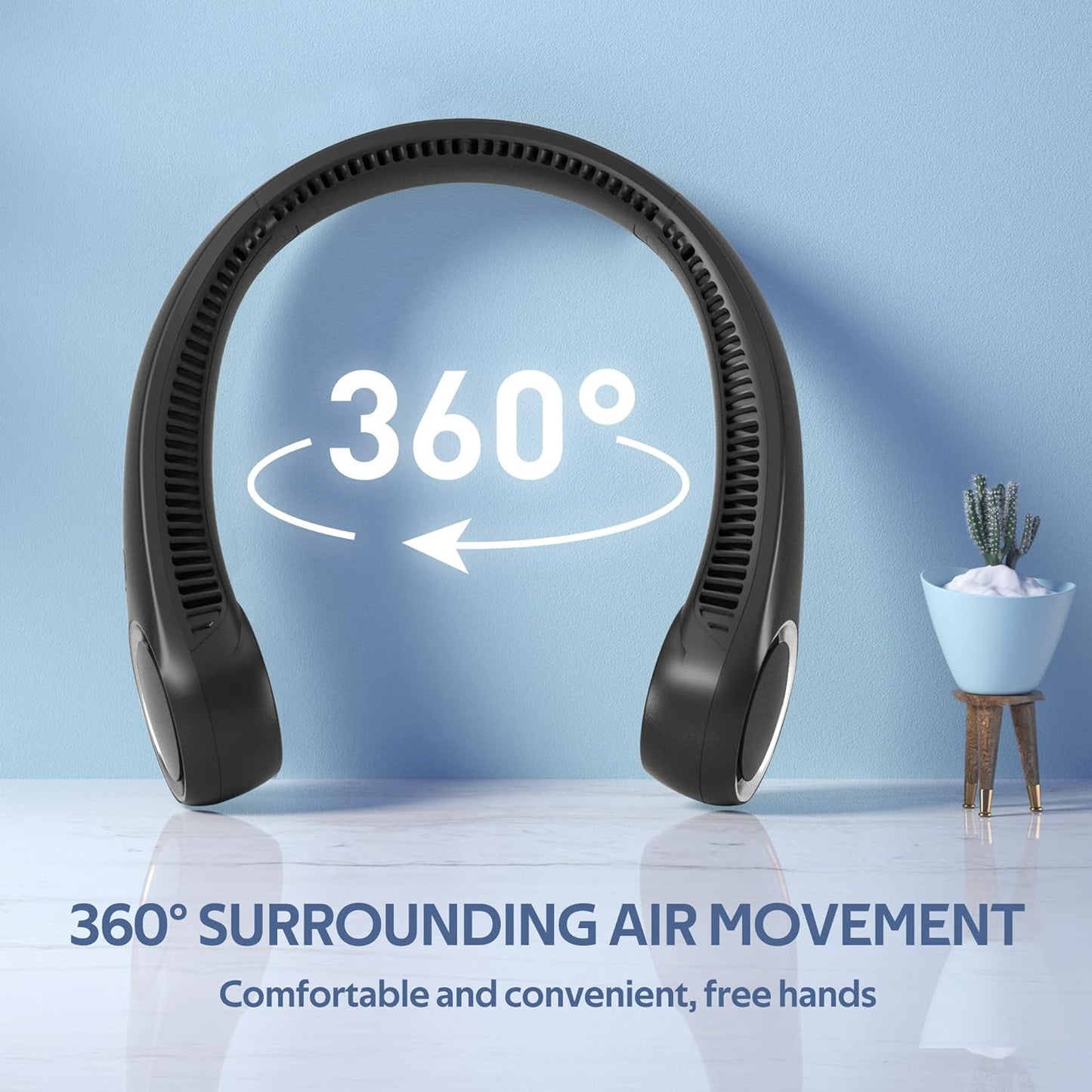 Compact Rechargeable Personal Neck Air Cooler