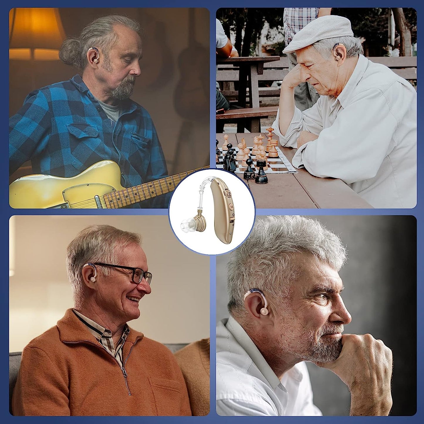 Wireless Digital Ear Hearing Aids With Noise Cancellation