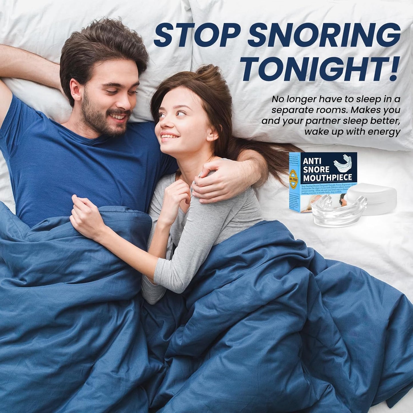 Sleep Apnea Snore Stopper Mouth Guard Device