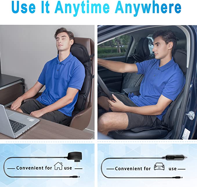 Luxury Car Seat Massager Pad - Best Rated Massage Cushion