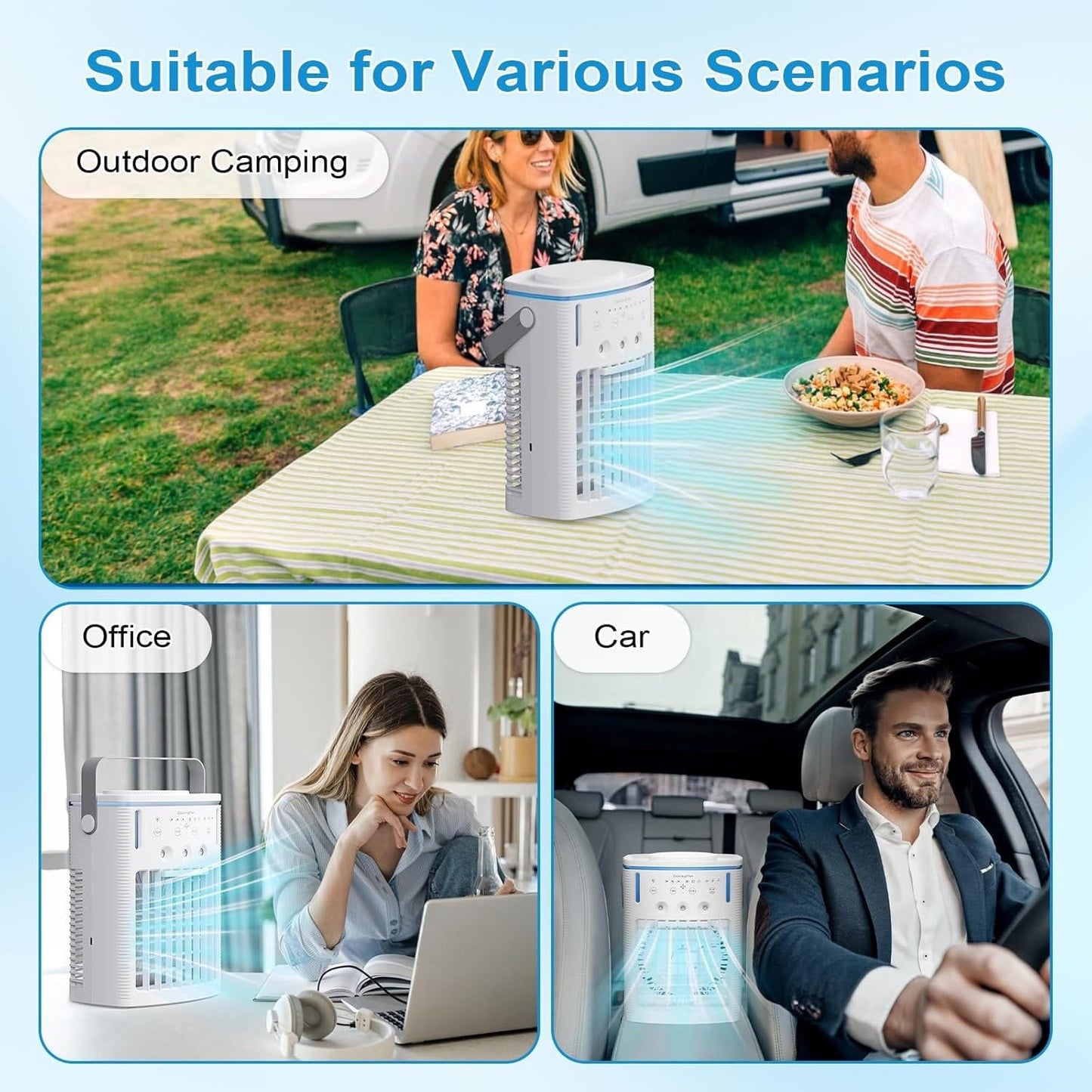 Compact Personal Desktop AC Unit