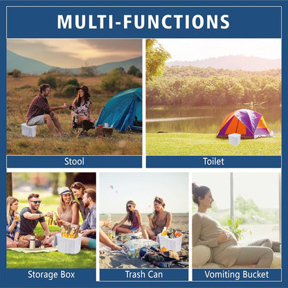Compact Outdoor Travel Toilet