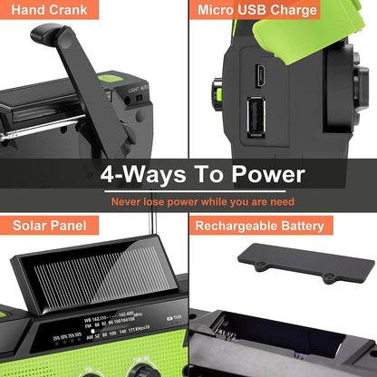 Portable Hand Crank Storm Radio