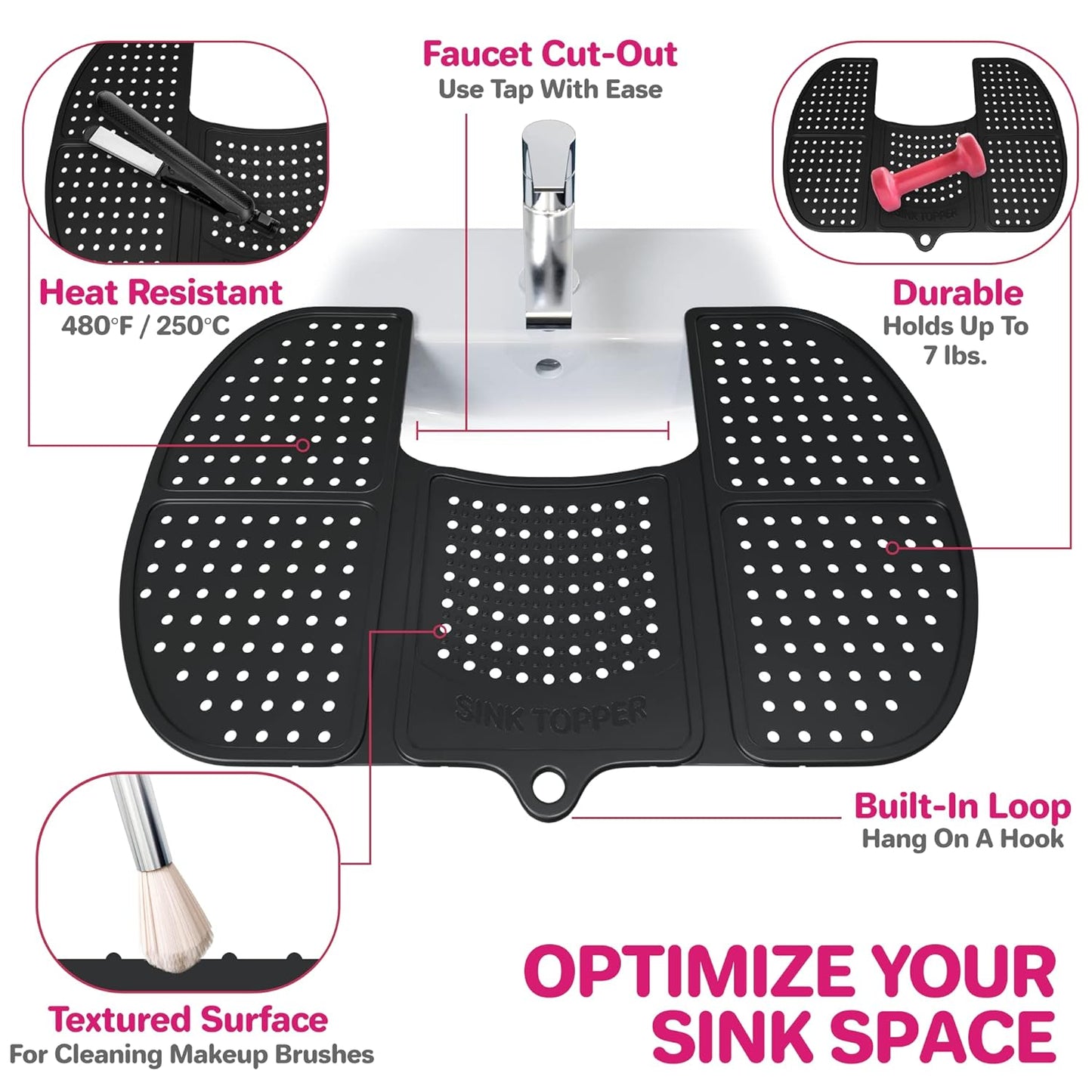 Protective Bathroom Counter Top Cover