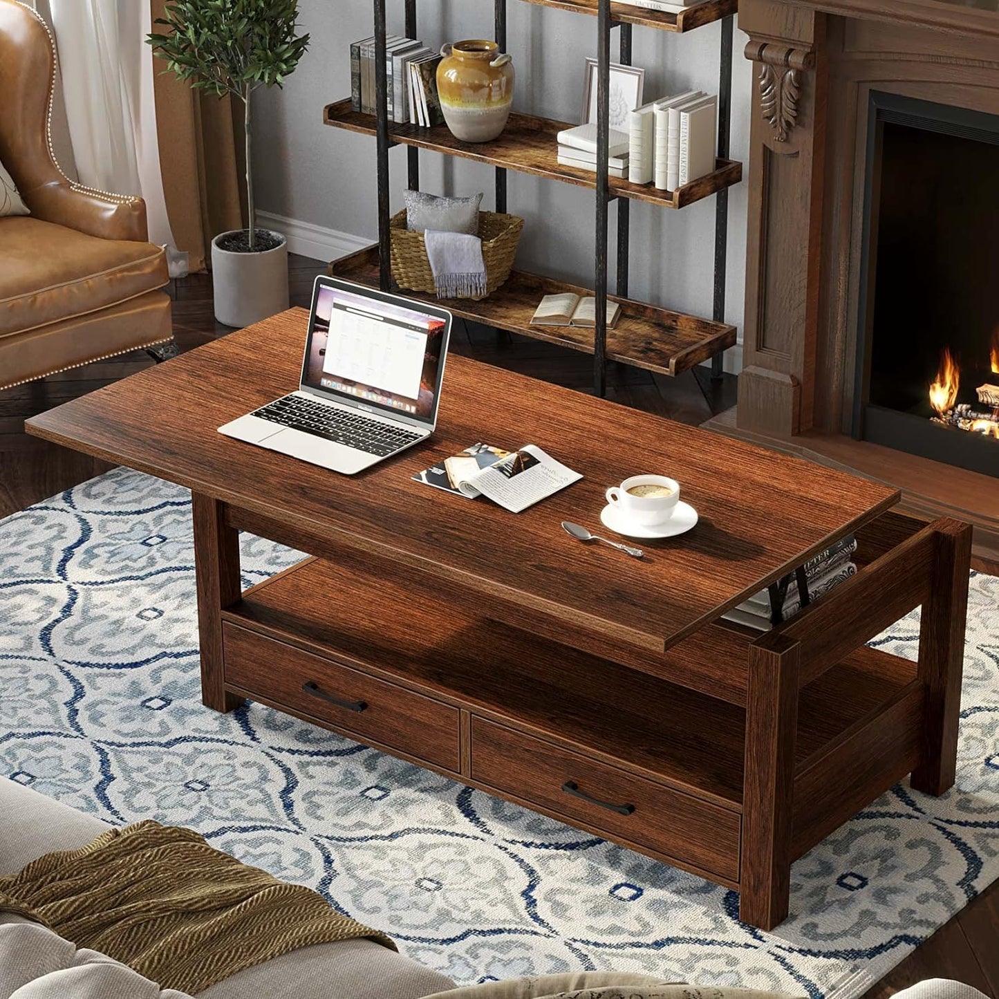 Rise Up Storage Coffee Table - Halri
