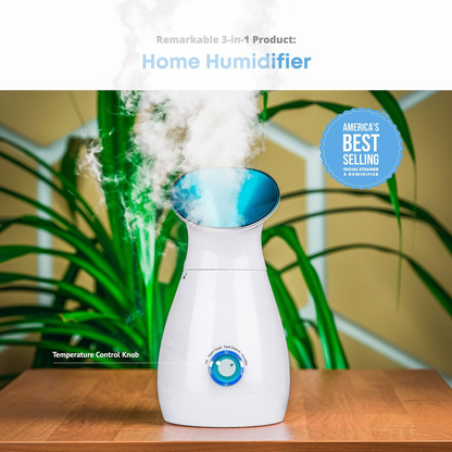 Compact Purifying Face Steamer Device
