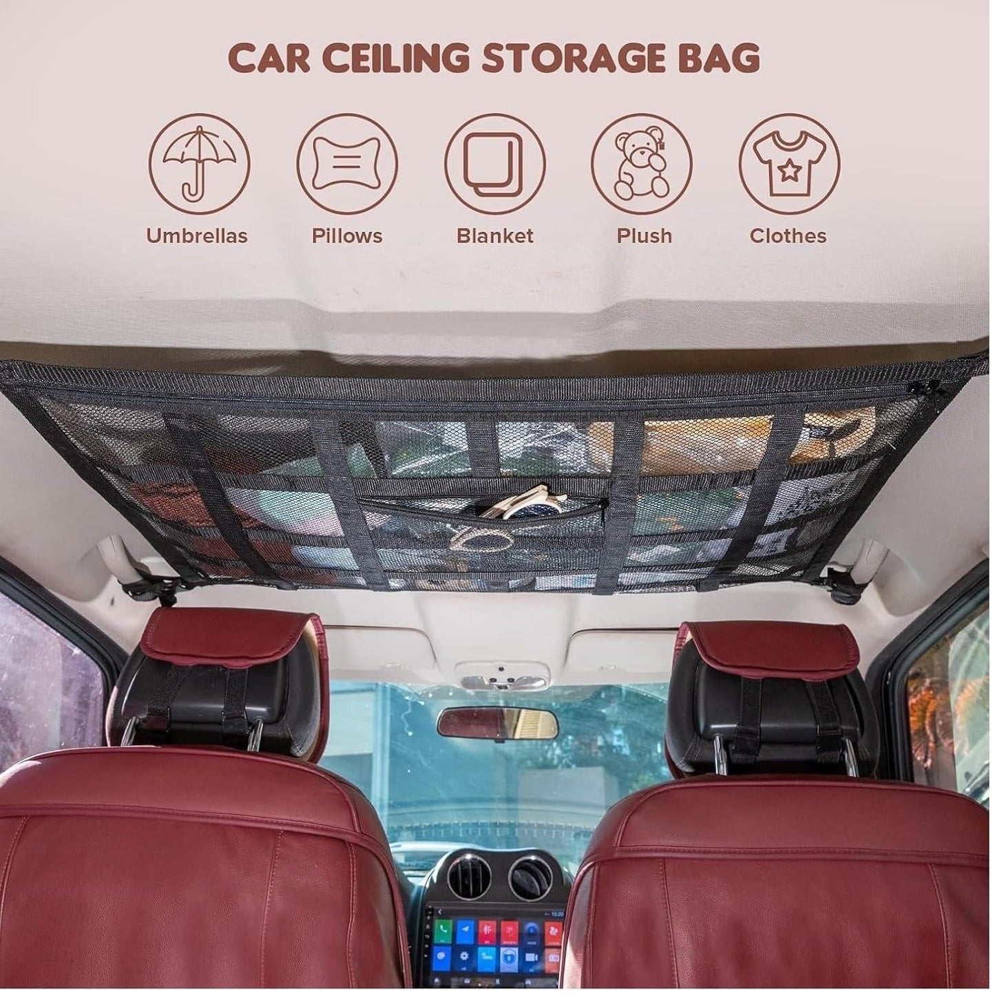 Compact Car Storage Net