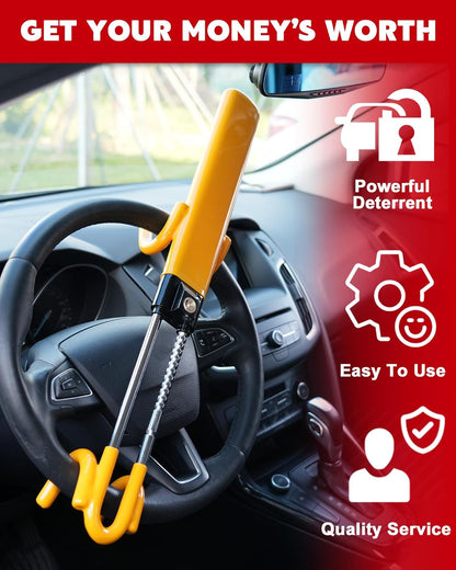 Strong Anti Theft Steering Wheel Lock