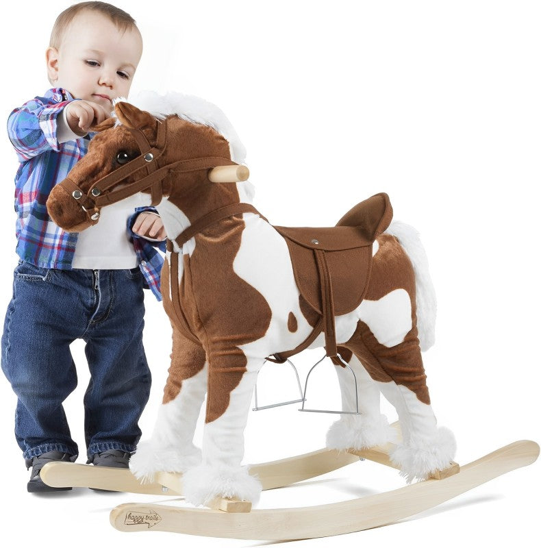 Classic Wooden Rocking Horse For Kids - Halri