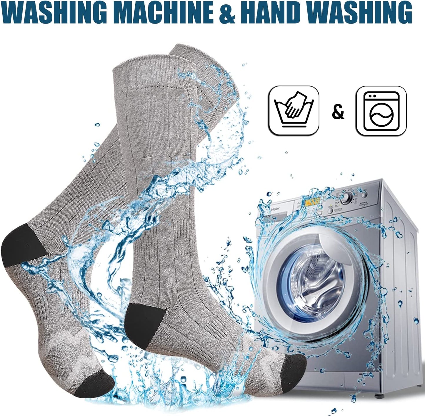 Warm Thermal Rechargeable Heat Socks for Men Women