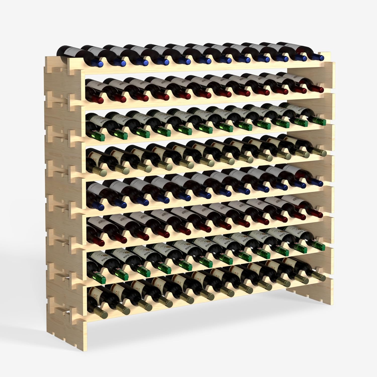 Space Saving 96 Bottle Wine Storage Rack - Halri
