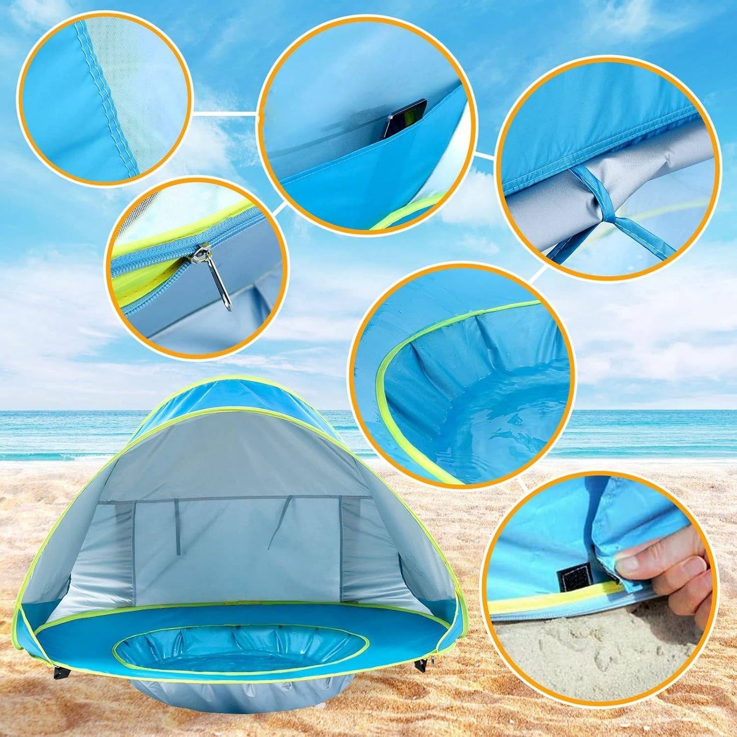 Portable Baby Sun Shelter Canopy