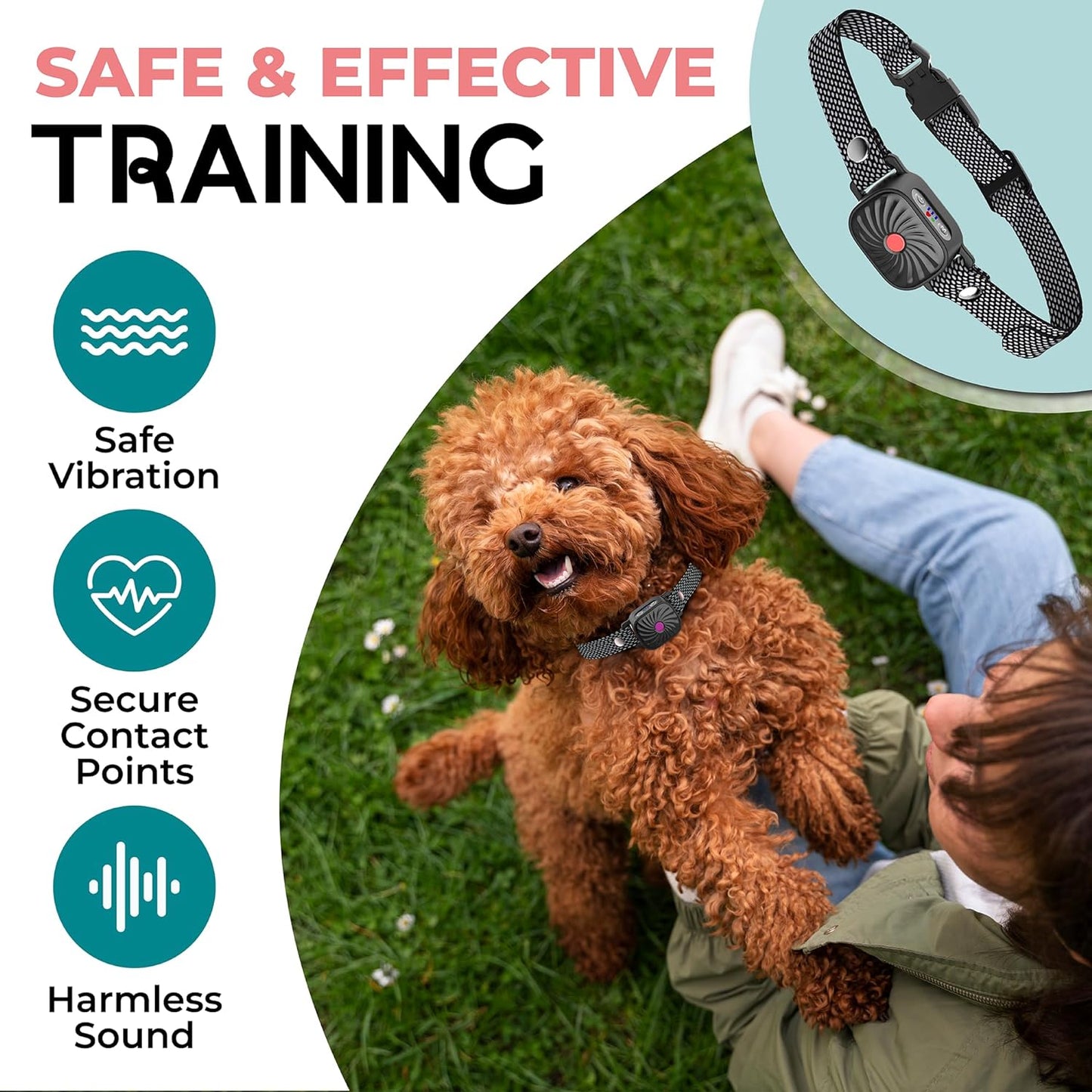 Effective Dog Bark Control Collar with Adjustable Vibration