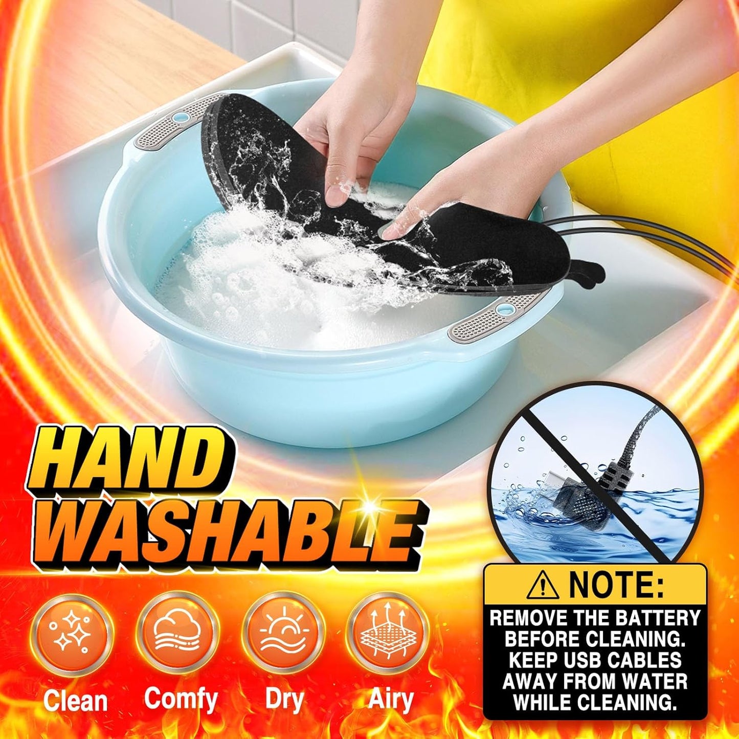 Warm Electric Heat Insoles