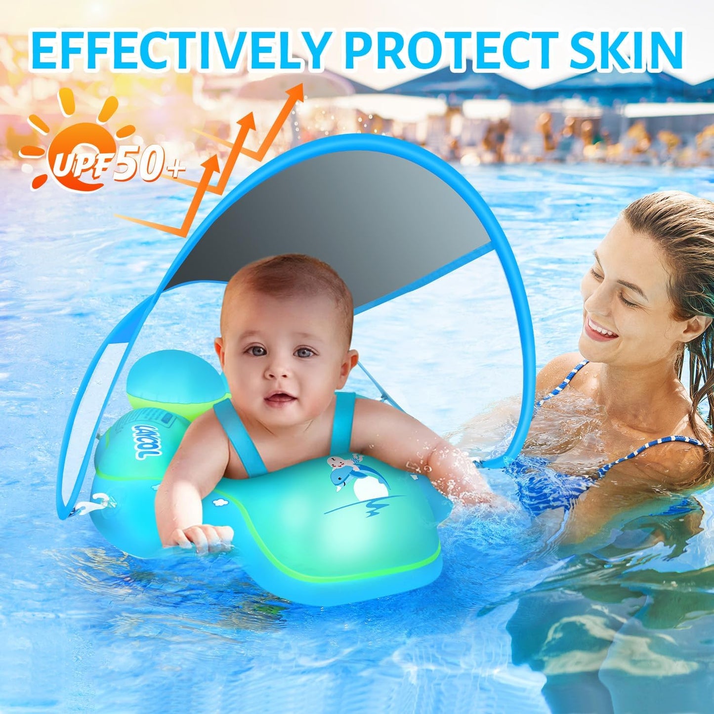 Infant Pool Float Sun Shade