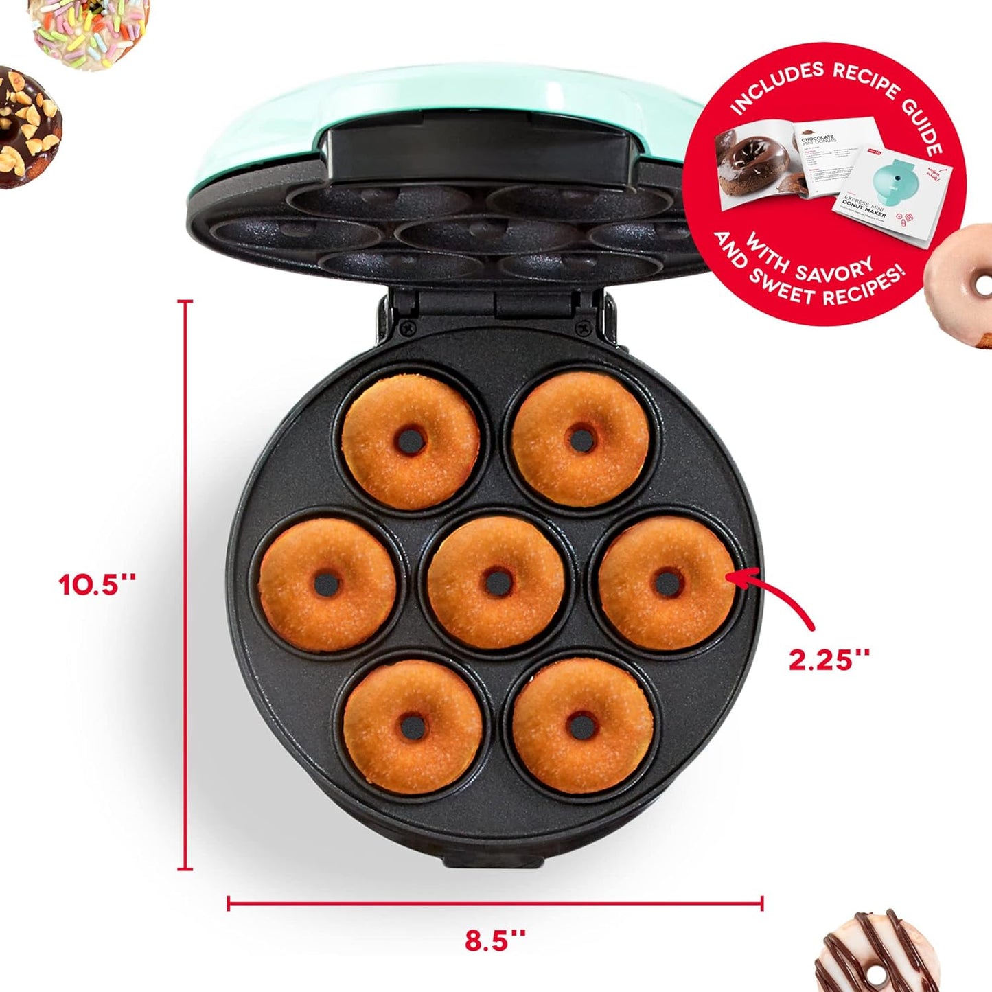 Compact Electric Donut Baker