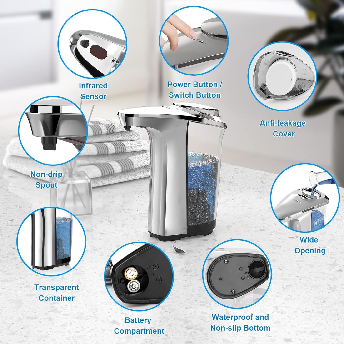 Easy Hands Free Soap Dispenser For Home Use