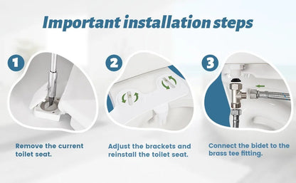 Easy Install Bidet Toilet Seat