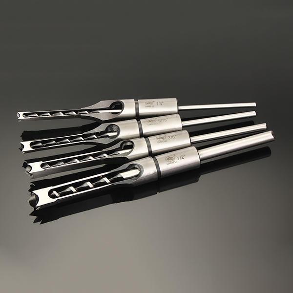 Precise Square Mortise Drill Bit Set