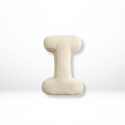 Soft Velvet Alphabet Pillow With Letters A-Z