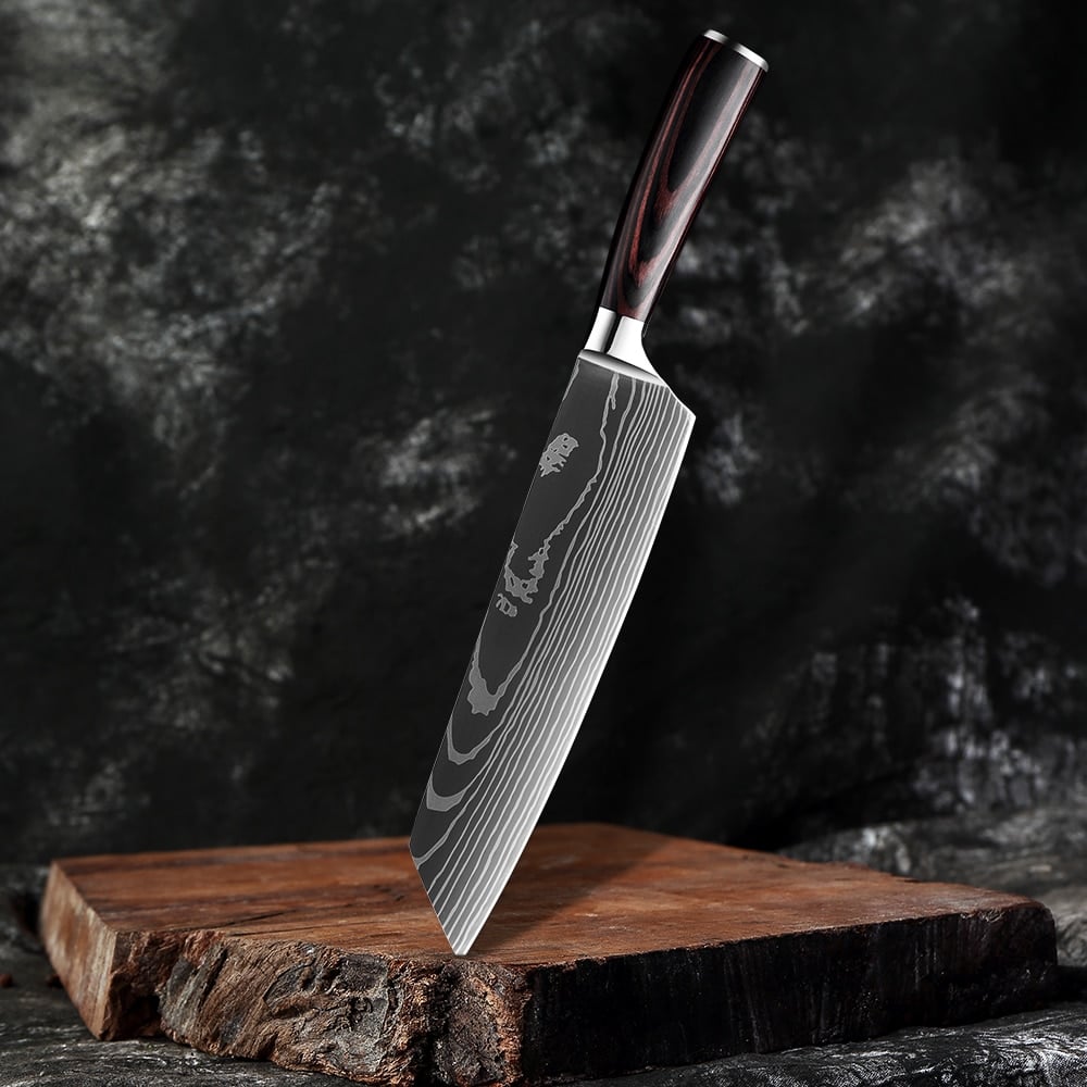 Premium Damascus Steel Kitchen Knives Set