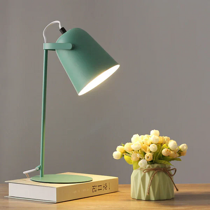 Rustic Metal Colorful Desk Table Lamp