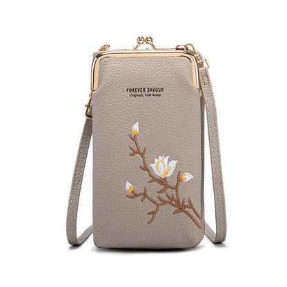 Stylish Embroidered Ladies Cross Body Purse - Halri