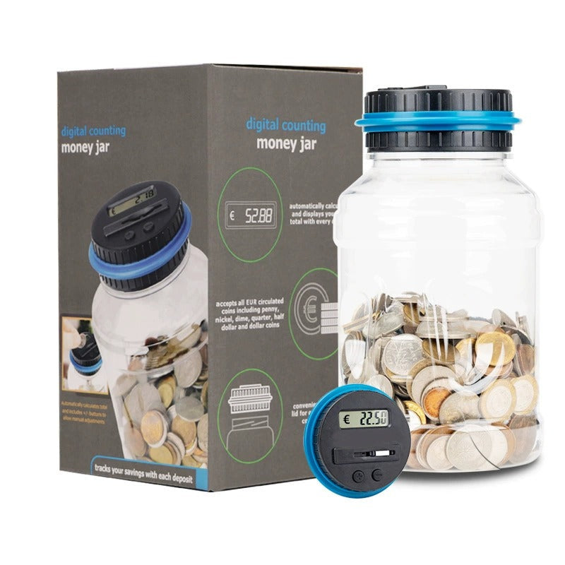 Electronic Coin Counter Money Jar - Smart Savings Bank