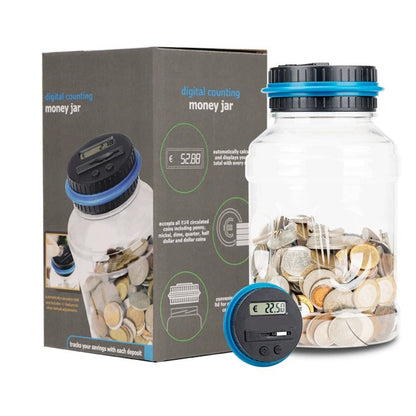 Electronic Coin Counter Money Jar - Smart Savings Bank