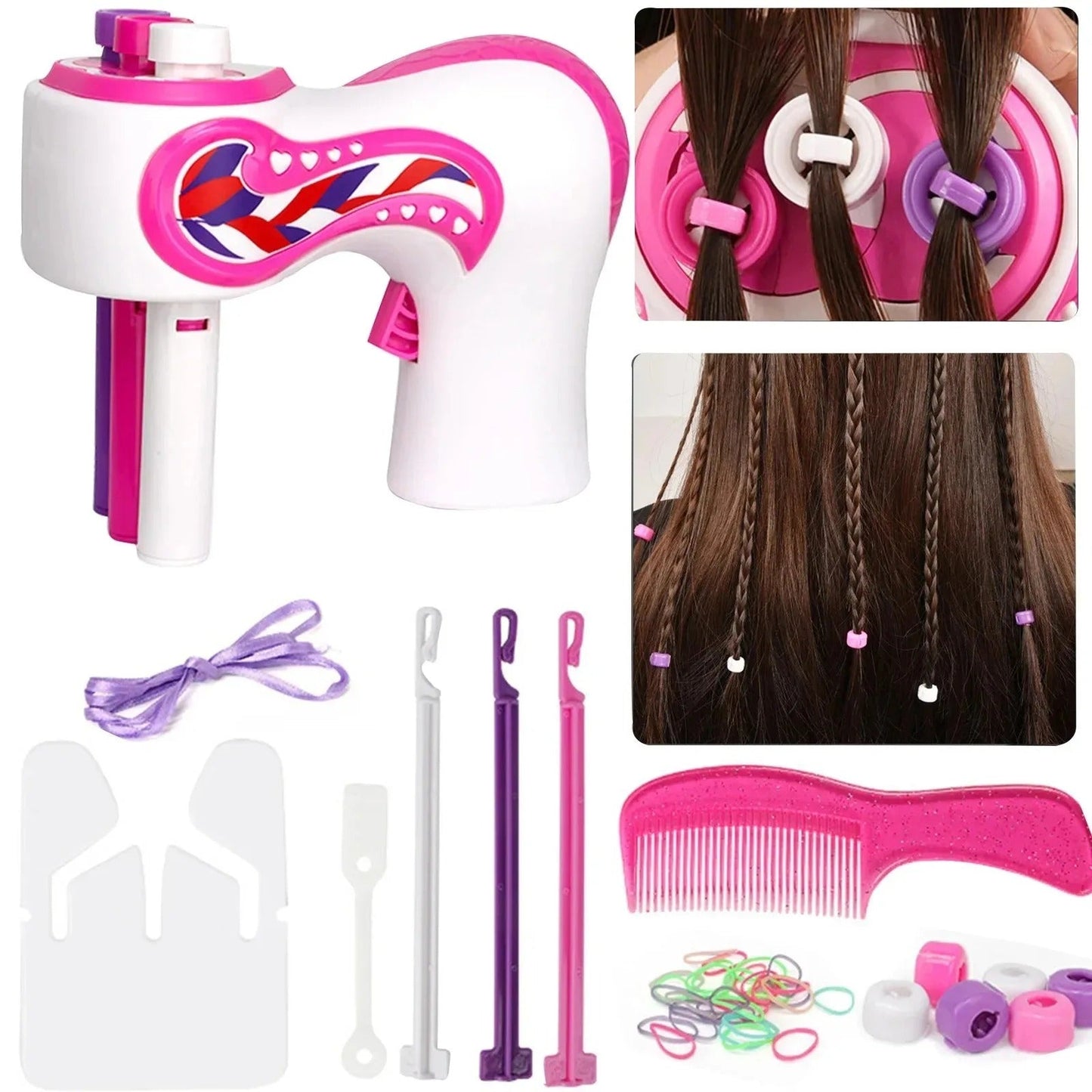 Easy Automatic Hair Braider Device