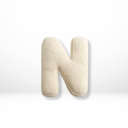 Soft Velvet Alphabet Pillow With Letters A-Z