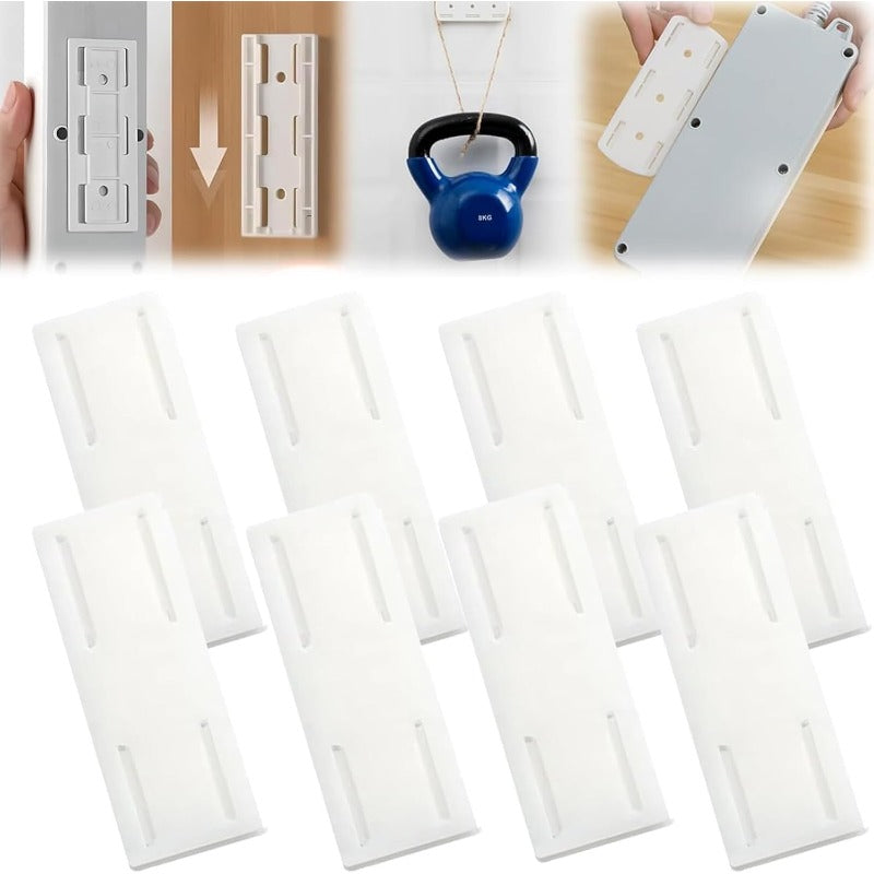 Easy Mount Power Strip Holder with Sliding Track