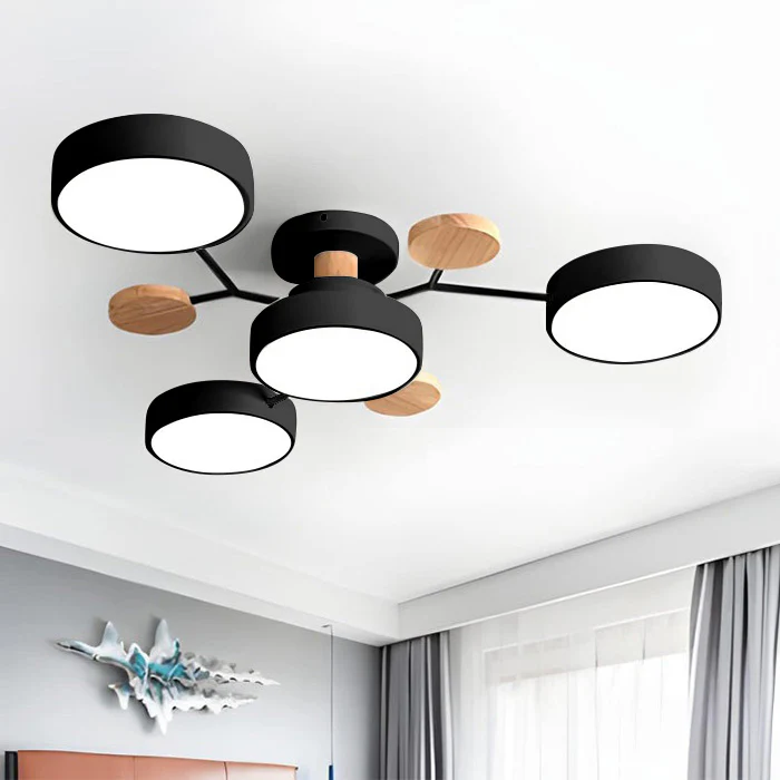 Stylish LED Ceiling Light Fixtures Bright White