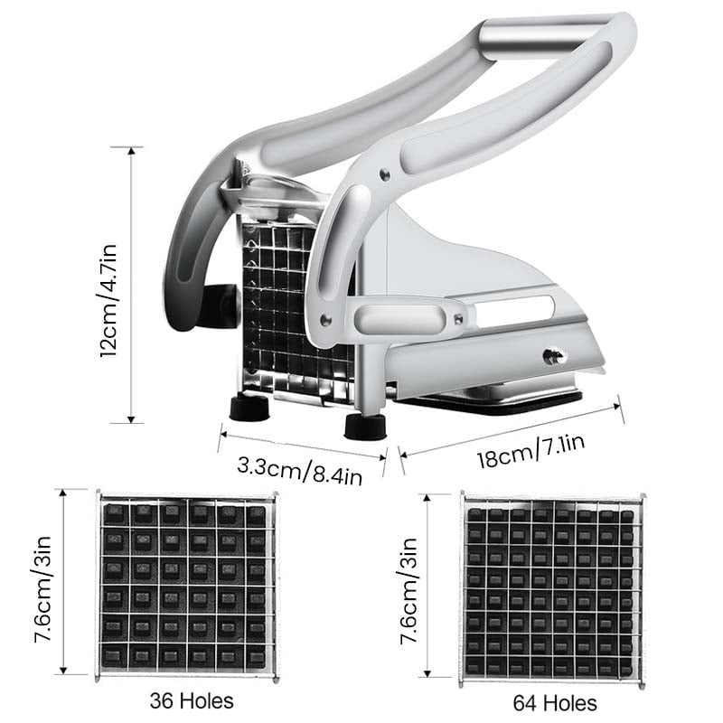 Easy Use French Fry Slicer Stainless Steel - Halri