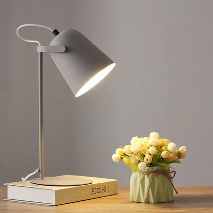 Rustic Metal Colorful Desk Table Lamp