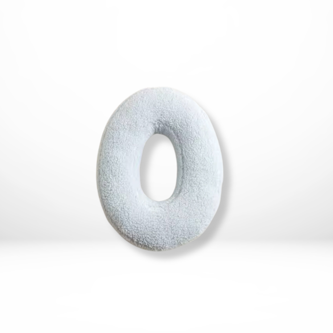Soft Velvet Alphabet Pillow With Letters A-Z