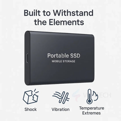 Portable External SSD Hard Drive 1TB 2TB 4TB Storage