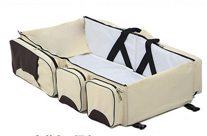 Portable Baby Travel Cot with Handy Storage Bags - Halri