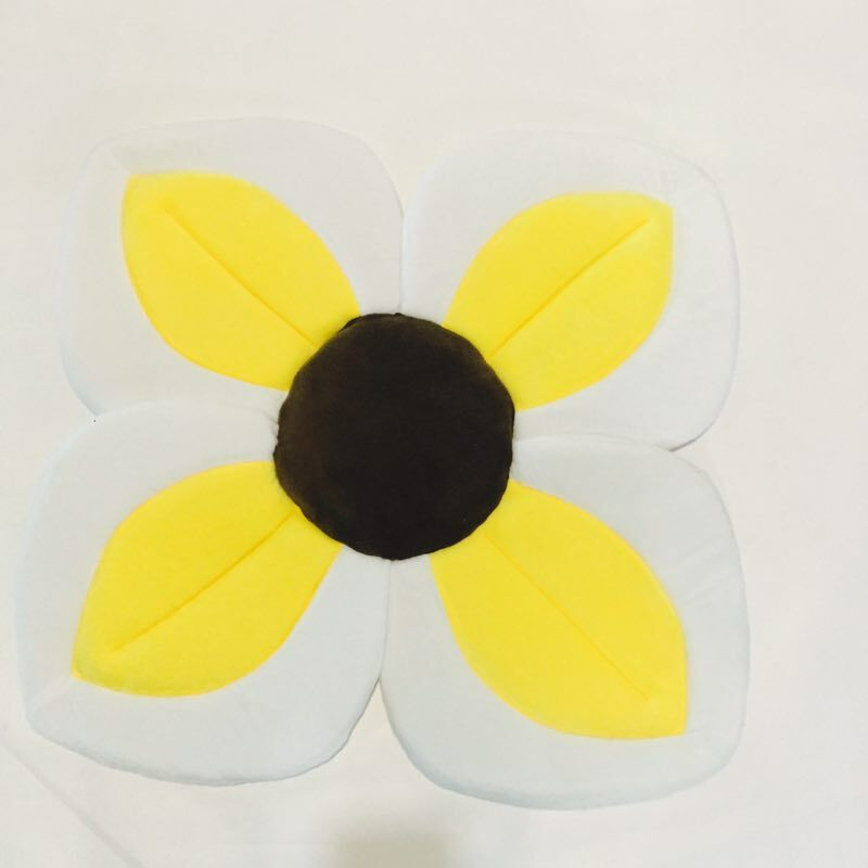 Soft Flower Baby Bath Mat - Non Slip Bathing Pad